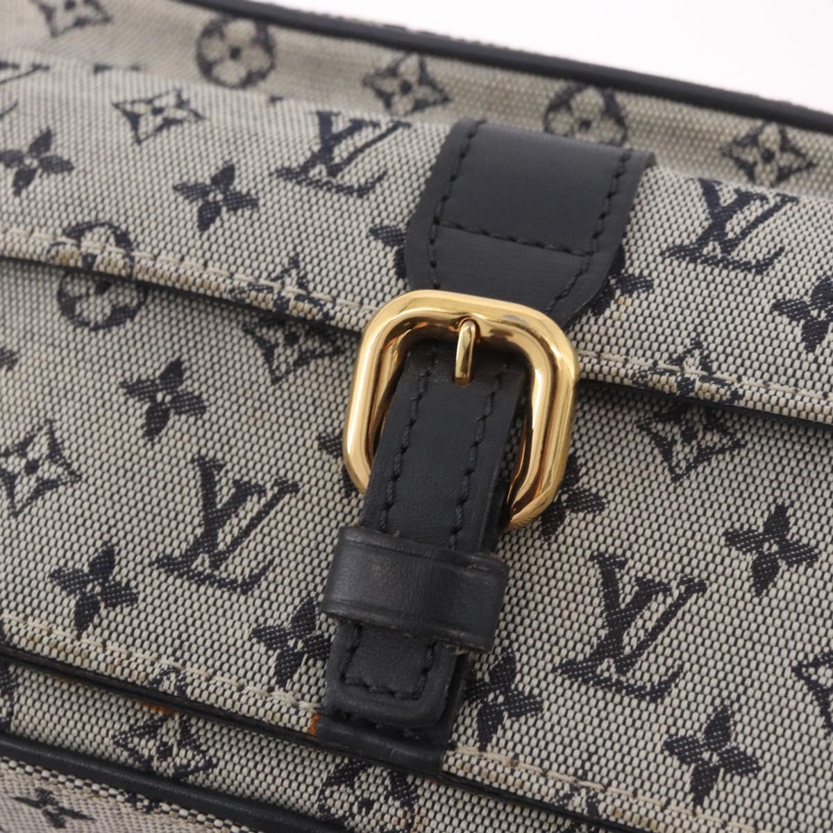 LOUIS VUITTON Monogram Mini Juliet MM Shoulder Bag Blue M92004 LV Auth 188201