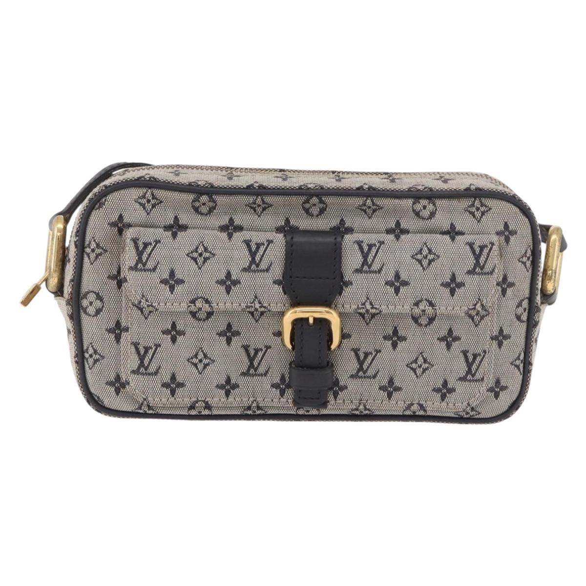 LOUIS VUITTON Monogram Mini Juliet MM Shoulder Bag Blue M92004 LV Auth 188201