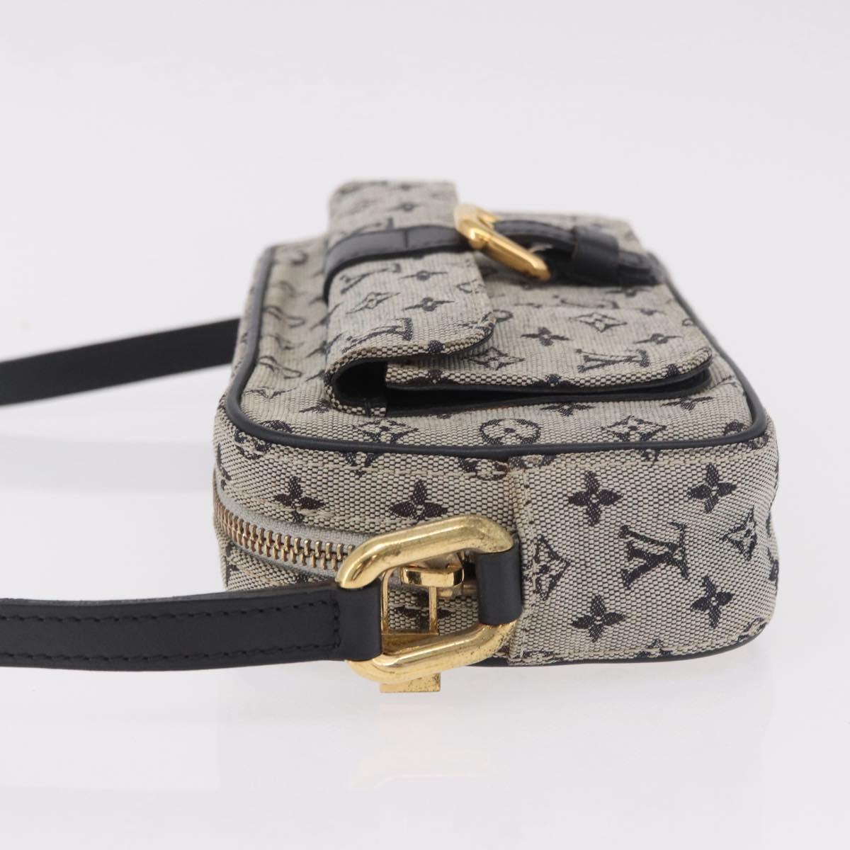 LOUIS VUITTON Monogram Mini Juliet MM Shoulder Bag Blue M92004 LV Auth 188201