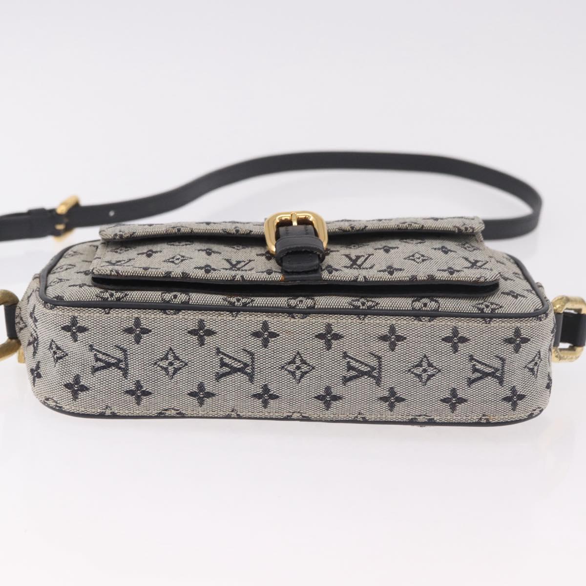 LOUIS VUITTON Monogram Mini Juliet MM Shoulder Bag Blue M92004 LV Auth 188201