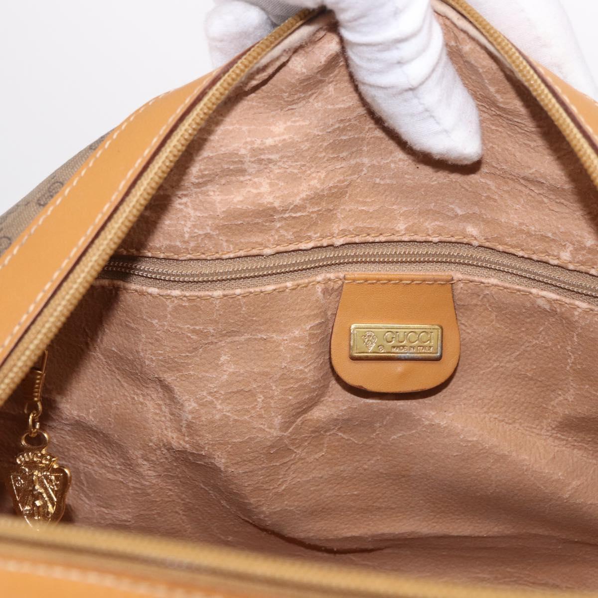 GUCCI Micro GG Supreme Web Sherry Line Bag PVC Beige 002 39 0168 Auth 188204
