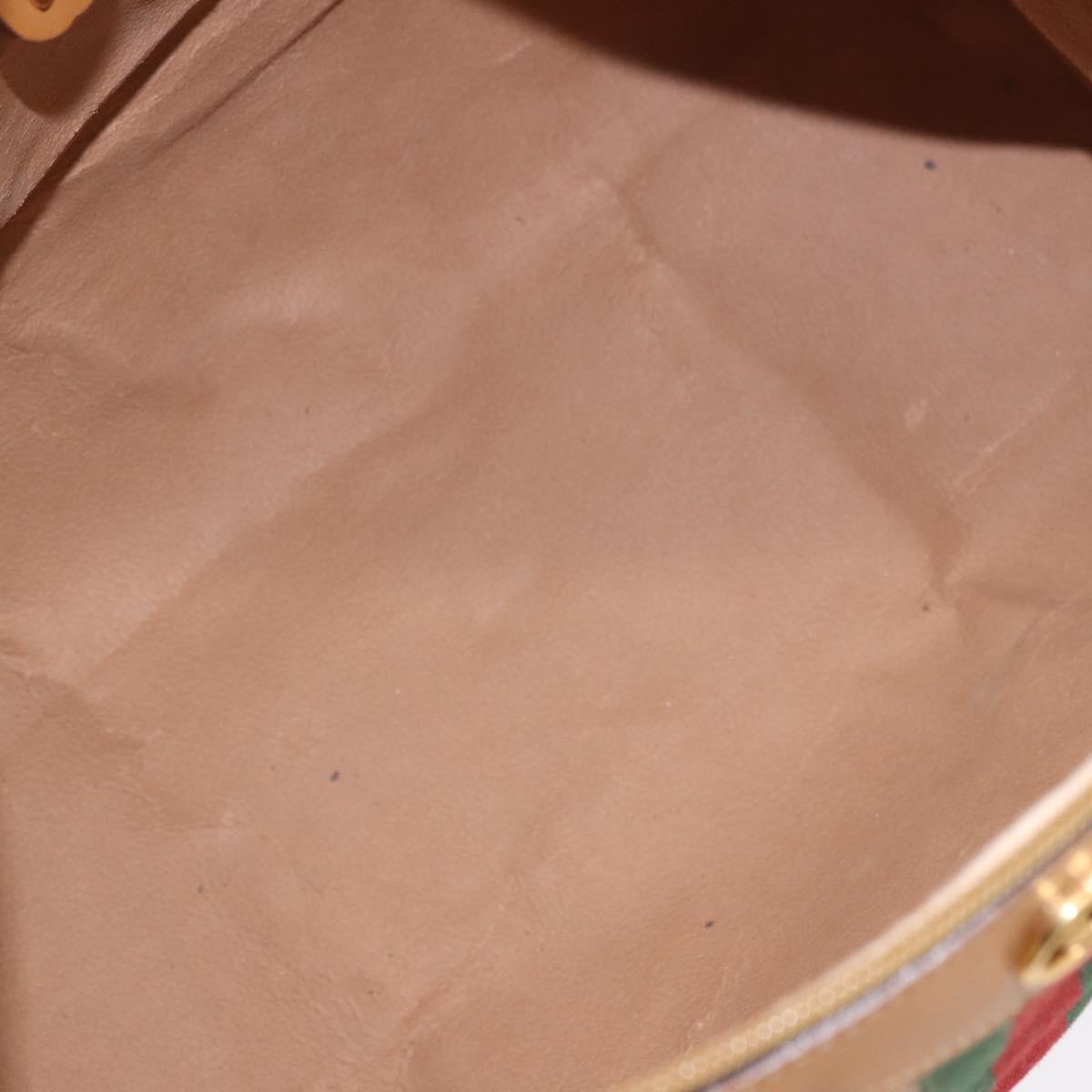 GUCCI Micro GG Supreme Web Sherry Line Bag PVC Beige 002 39 0168 Auth 188204