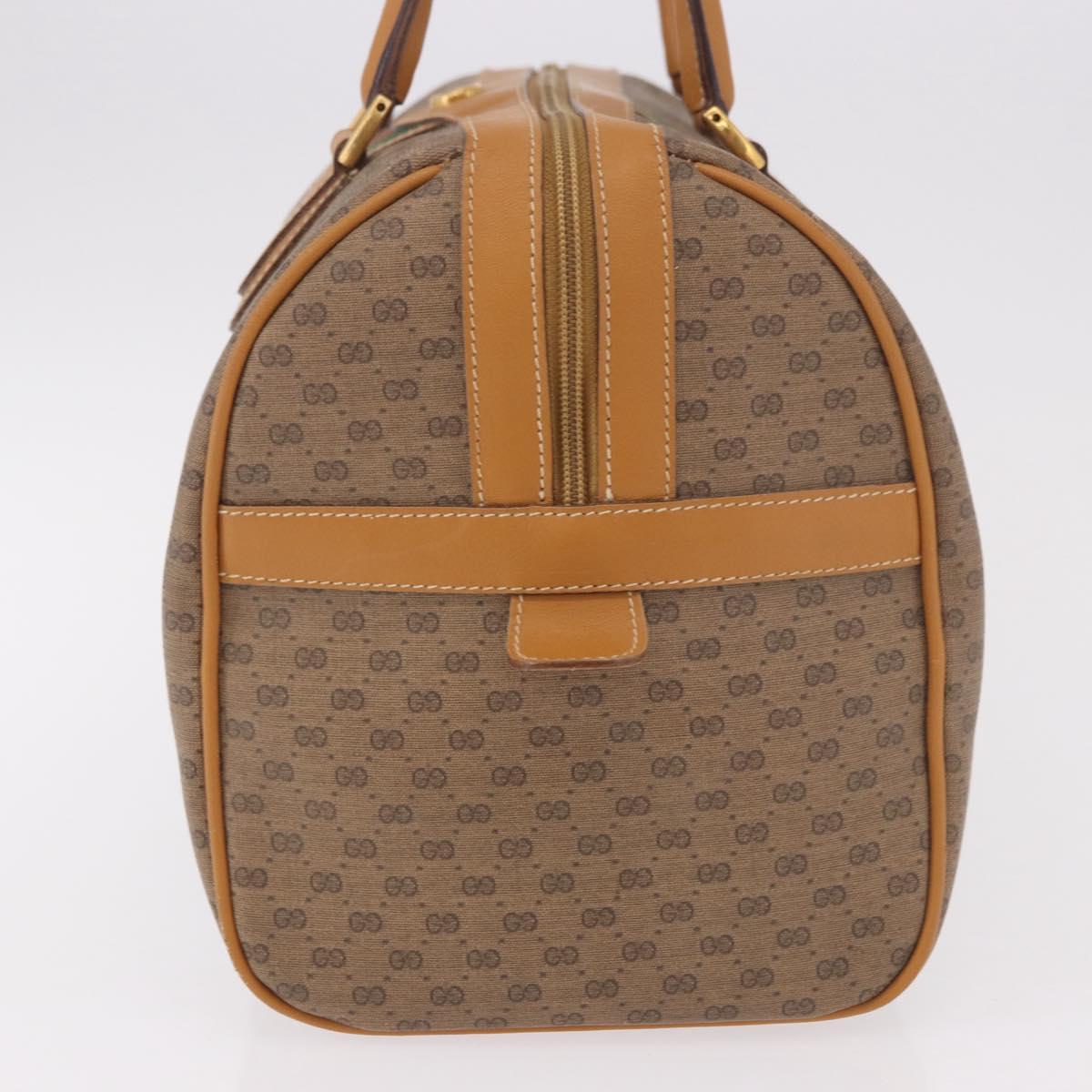 GUCCI Micro GG Supreme Web Sherry Line Bag PVC Beige 002 39 0168 Auth 188204