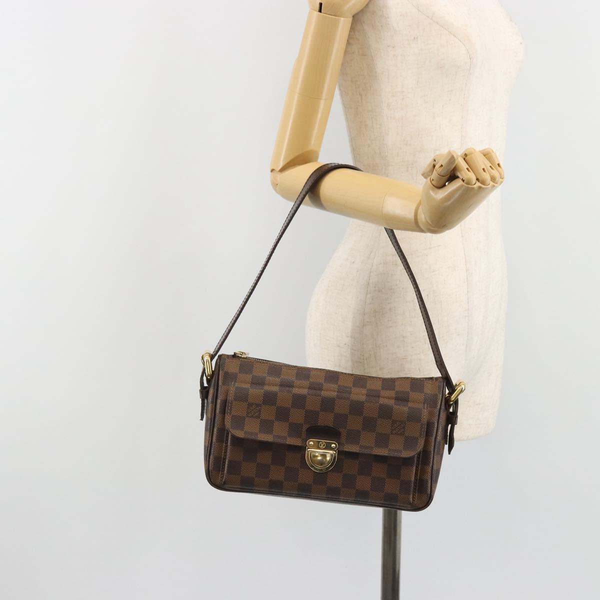 LOUIS VUITTON Damier Ebene Ravello GM Shoulder Bag N60006 LV Auth 188221A
