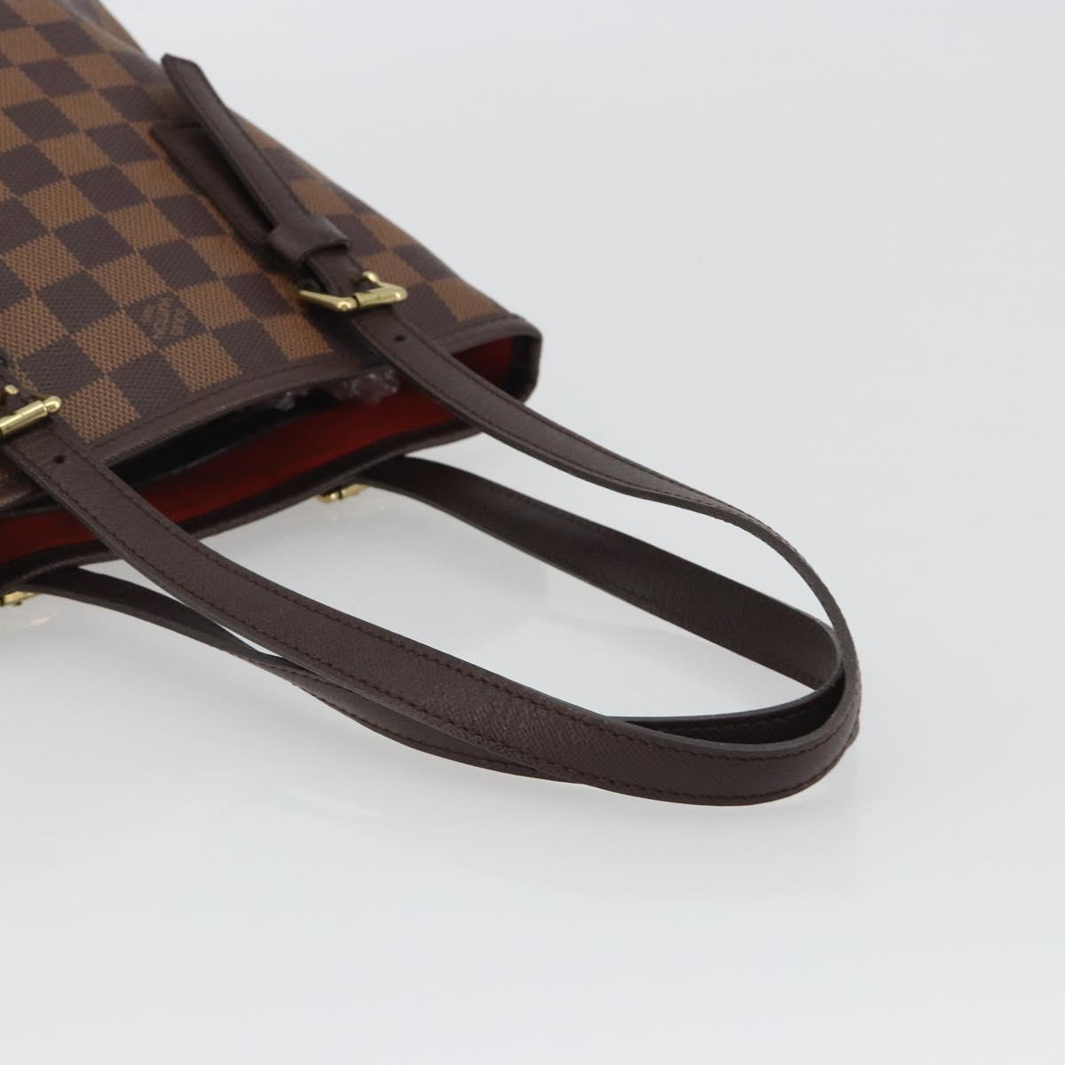 LOUIS VUITTON Damier Ebene Marais Shoulder Bag N42240 LV Auth 188222V