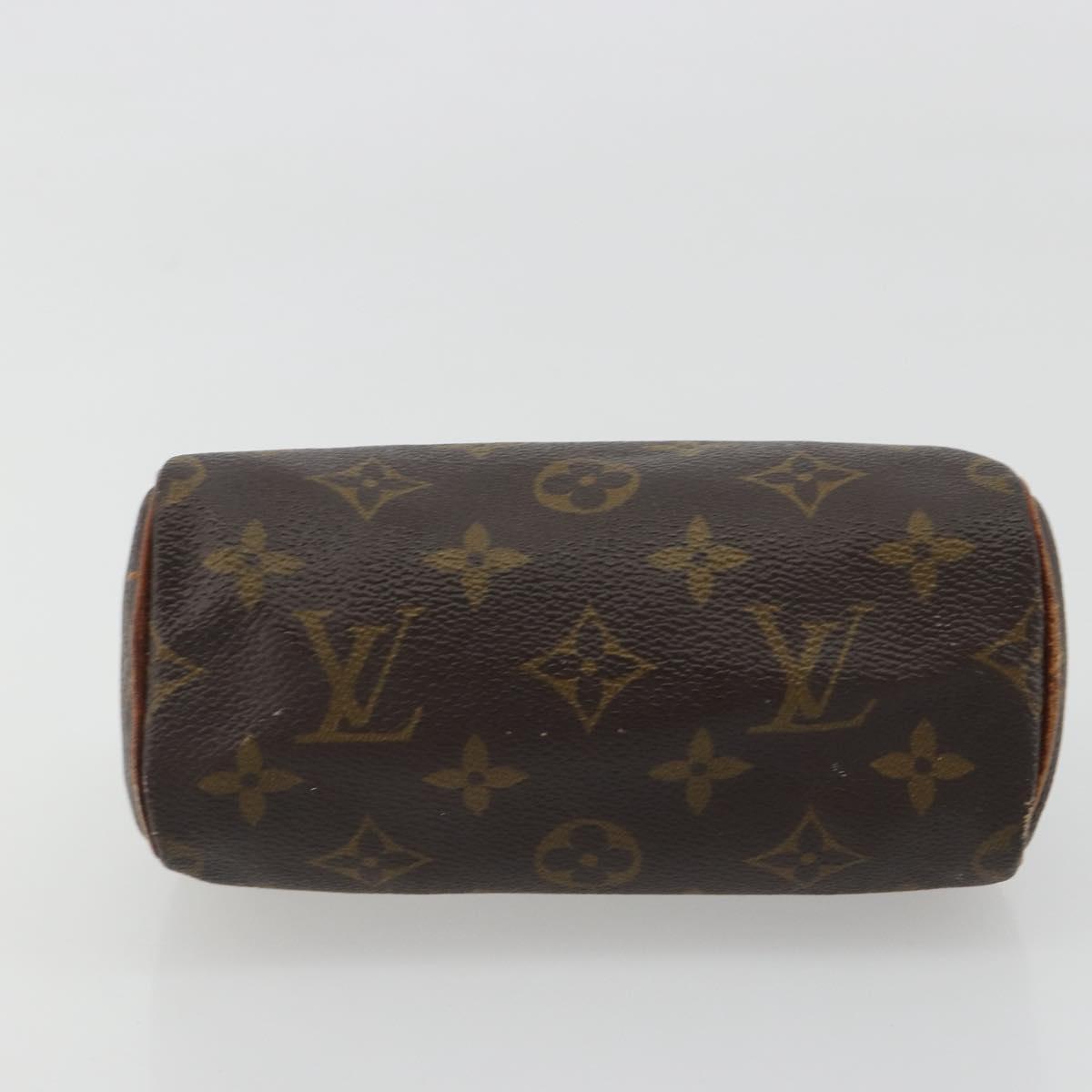 LOUIS VUITTON Monogram Mini Speedy Hand Bag M41534 LV Auth 188228