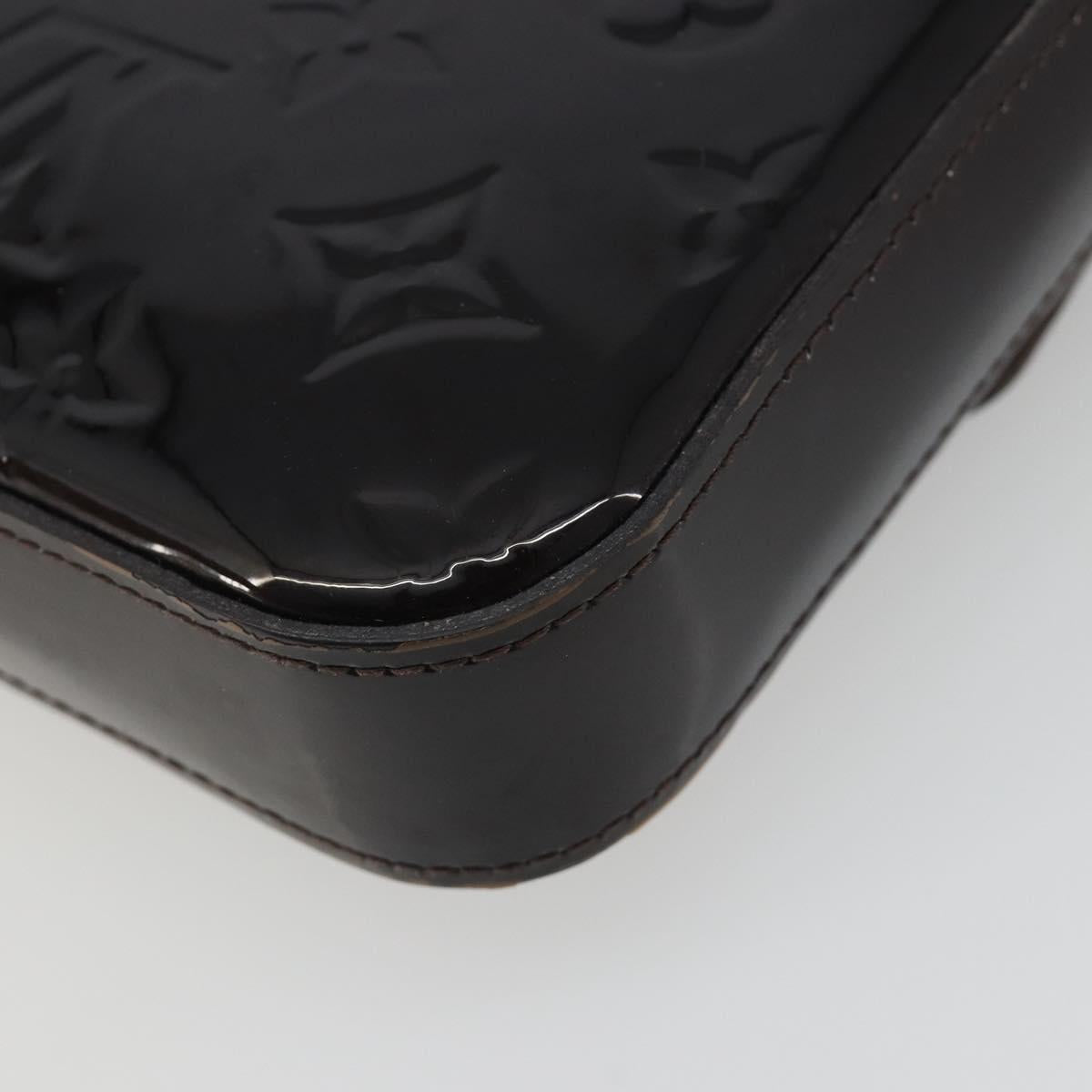 LOUIS VUITTON Monogram Vernis Pochette Felice Amarante M61267 Auth 188234A