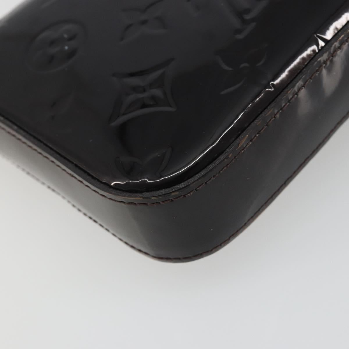 LOUIS VUITTON Monogram Vernis Pochette Felice Amarante M61267 Auth 188234A