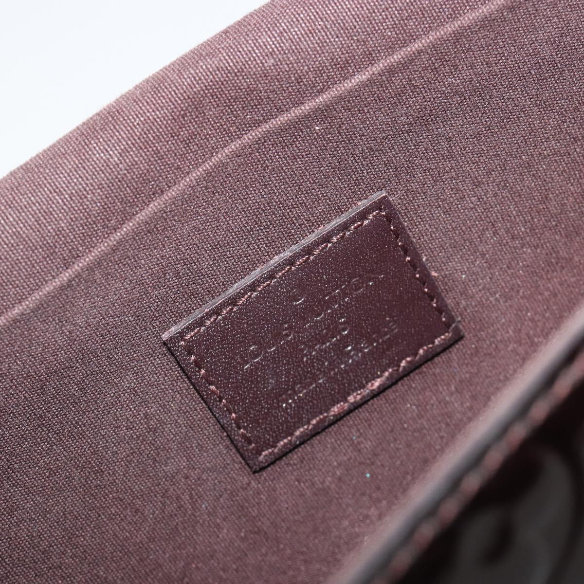 LOUIS VUITTON Monogram Vernis Pochette Felice Amarante M61267 Auth 188234A