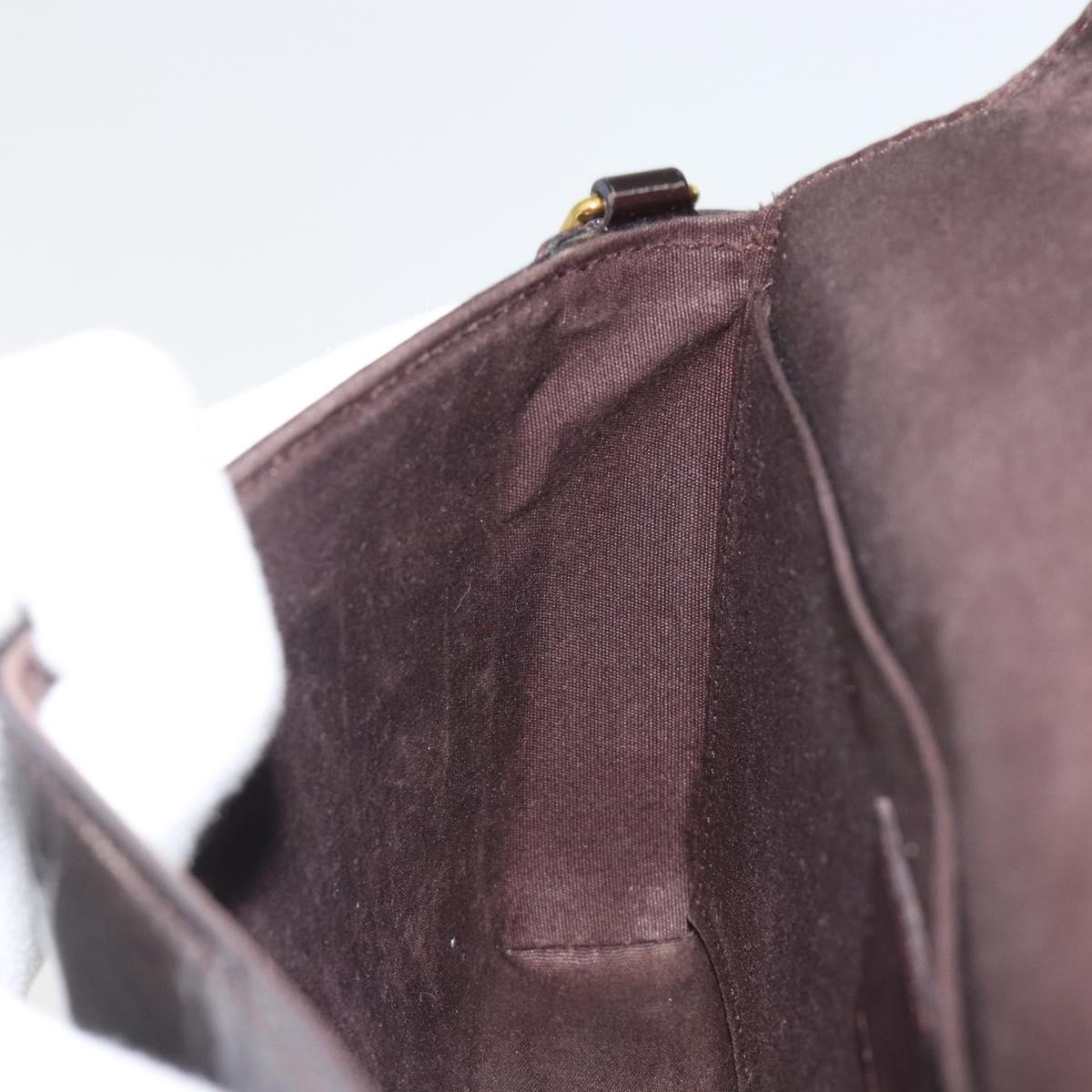 LOUIS VUITTON Monogram Vernis Pochette Felice Amarante M61267 Auth 188234A