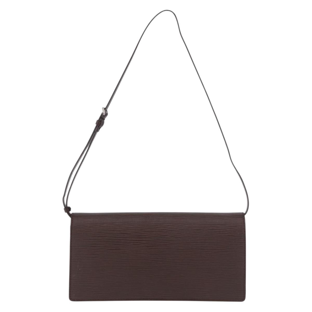 LOUIS VUITTON Epi Honfleur Shoulder Bag Mocha M5273C LV Auth 188239V