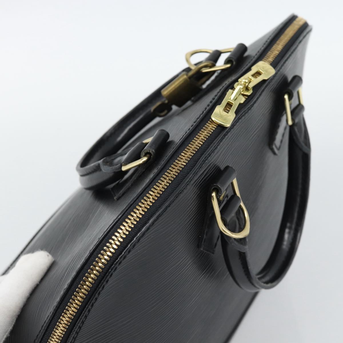 LOUIS VUITTON Epi Alma Hand Bag Noir Black M52142 LV Auth 188243SAV