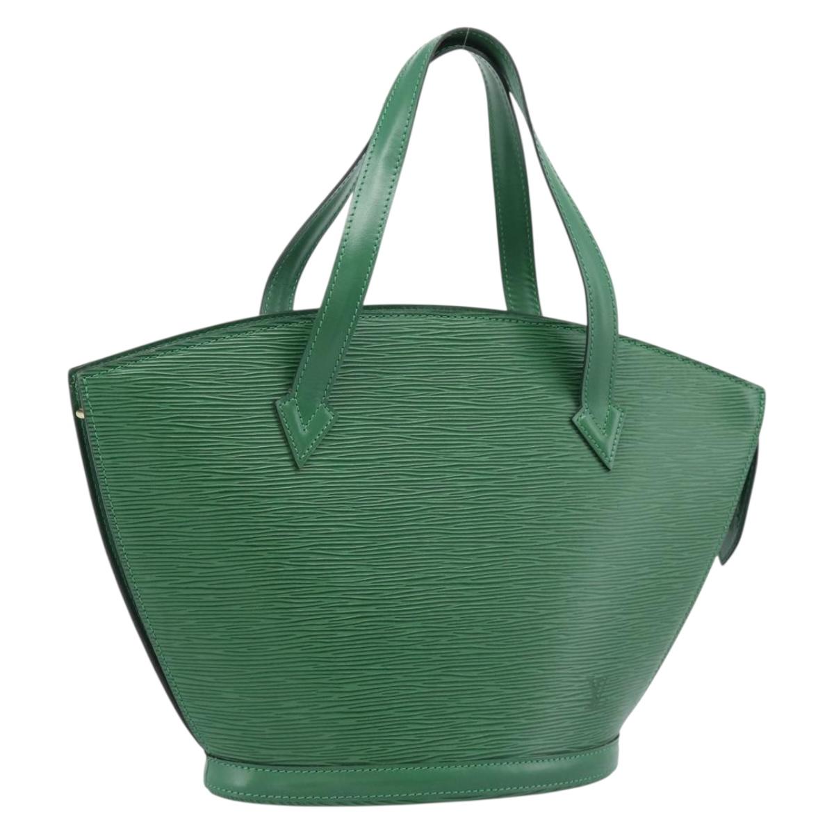 LOUIS VUITTON Epi Saint Jacques Shopping Bag Green M52274 LV Auth 188244V