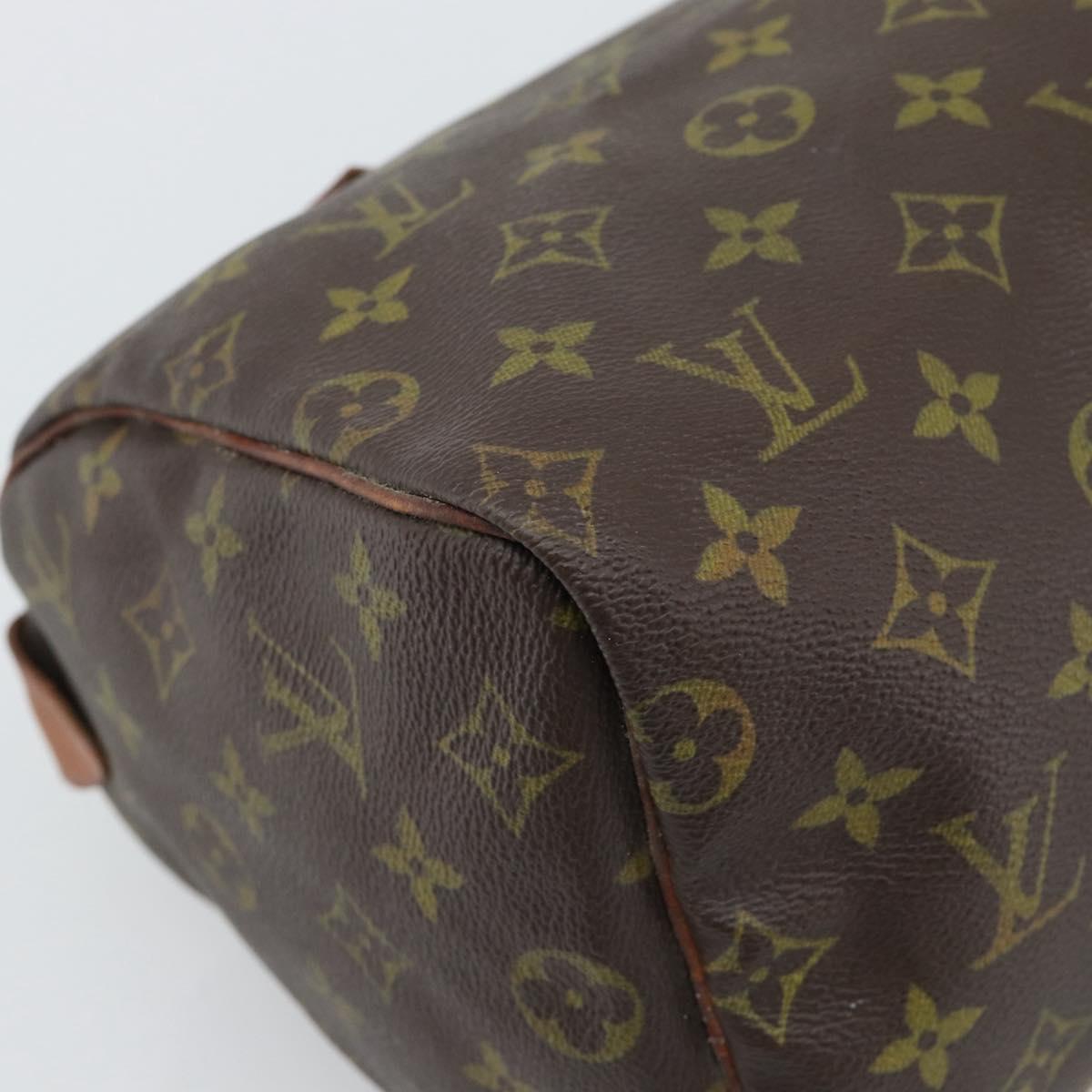 LOUIS VUITTON Monogram Speedy 25 Hand Bag M41528 LV Auth 188267