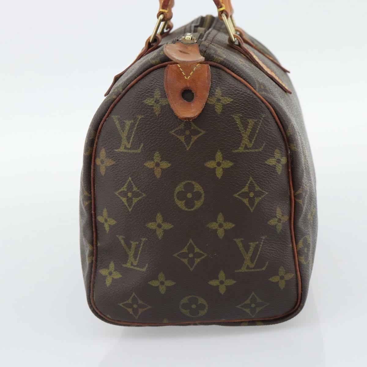 LOUIS VUITTON Monogram Speedy 25 Hand Bag M41528 LV Auth 188267