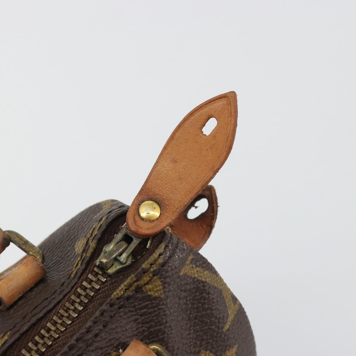 LOUIS VUITTON Monogram Mini Speedy Hand Bag M41534 LV Auth 188268