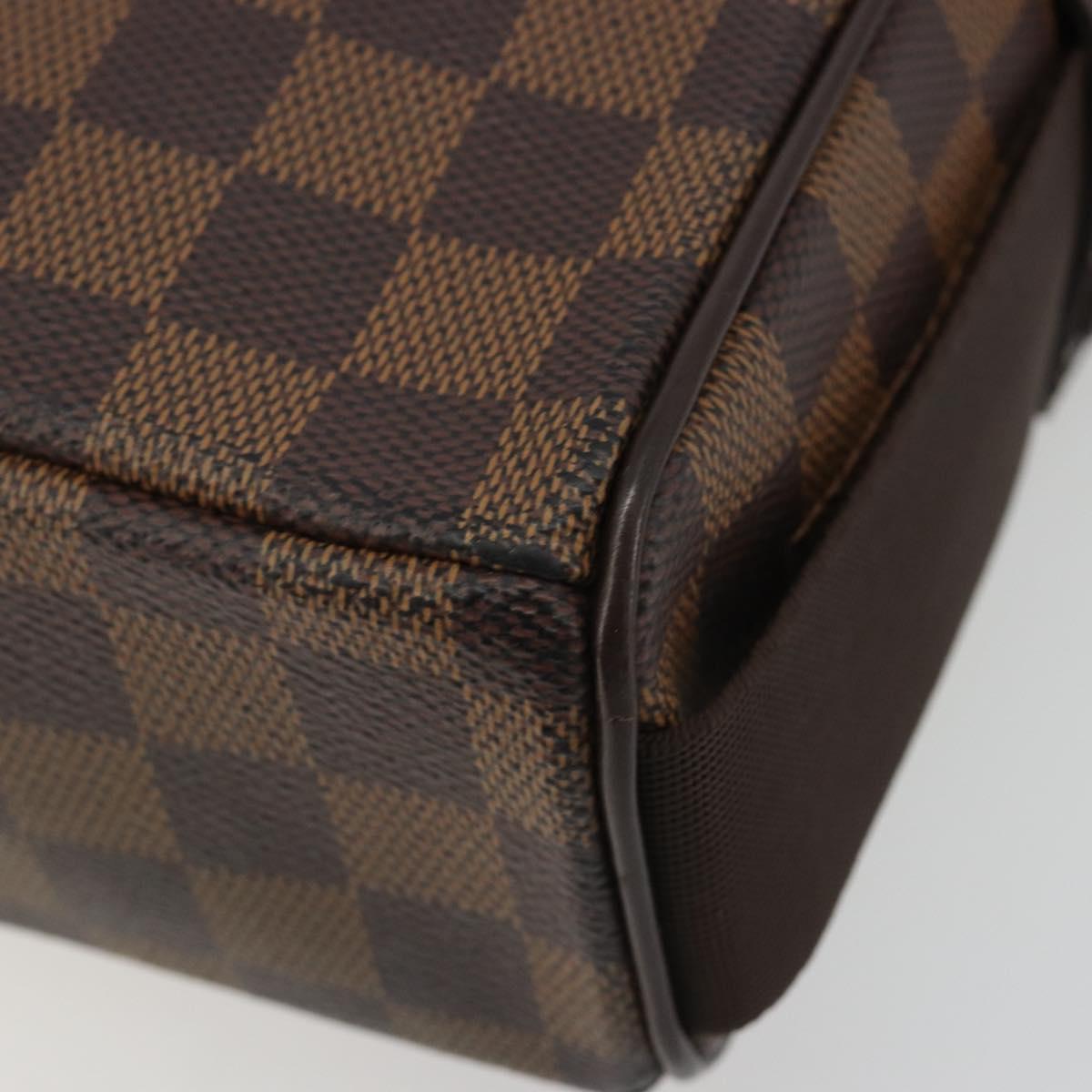 LOUIS VUITTON Damier Ebene Olaf PM Shoulder Bag N41442 LV Auth 188269