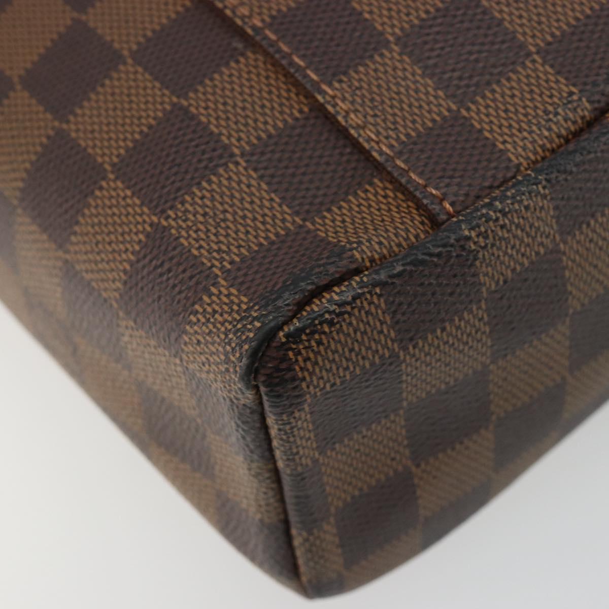 LOUIS VUITTON Damier Ebene Olaf PM Shoulder Bag N41442 LV Auth 188269