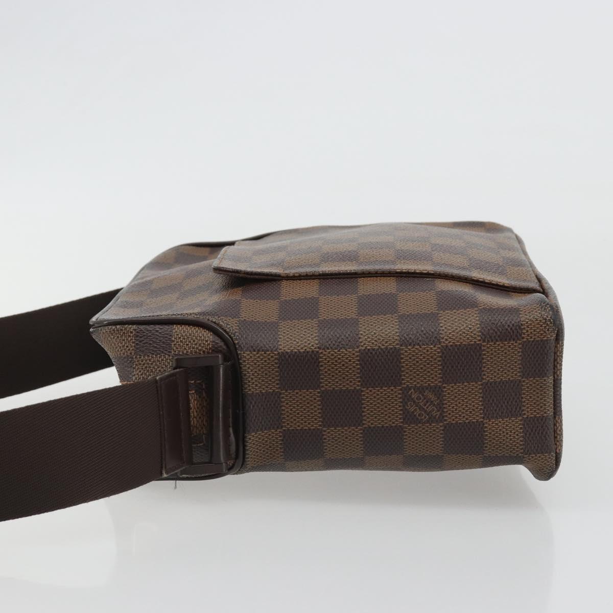 LOUIS VUITTON Damier Ebene Olaf PM Shoulder Bag N41442 LV Auth 188269