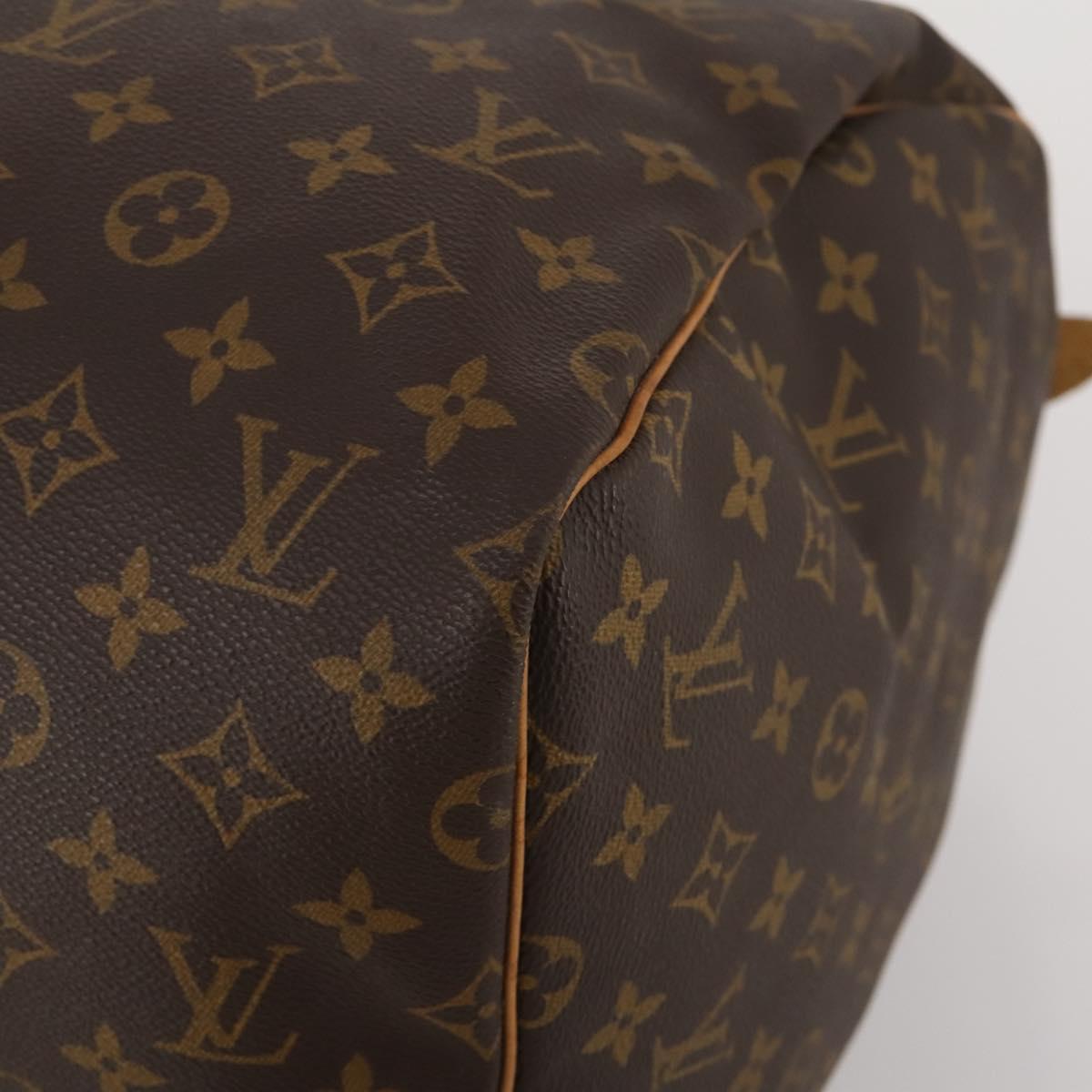 LOUIS VUITTON Monogram Keepall 55 Boston Bag M41424 LV Auth 188275V