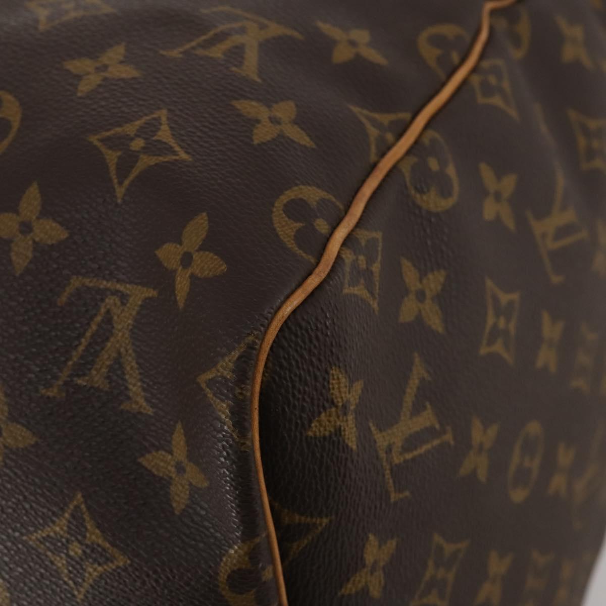 LOUIS VUITTON Monogram Keepall 55 Boston Bag M41424 LV Auth 188275V