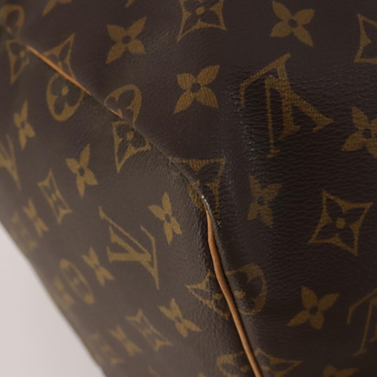 LOUIS VUITTON Monogram Keepall 55 Boston Bag M41424 LV Auth 188275V