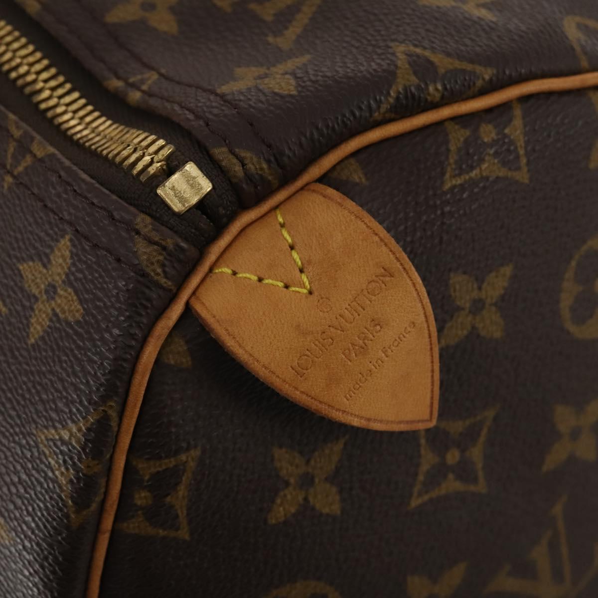 LOUIS VUITTON Monogram Keepall 55 Boston Bag M41424 LV Auth 188275V