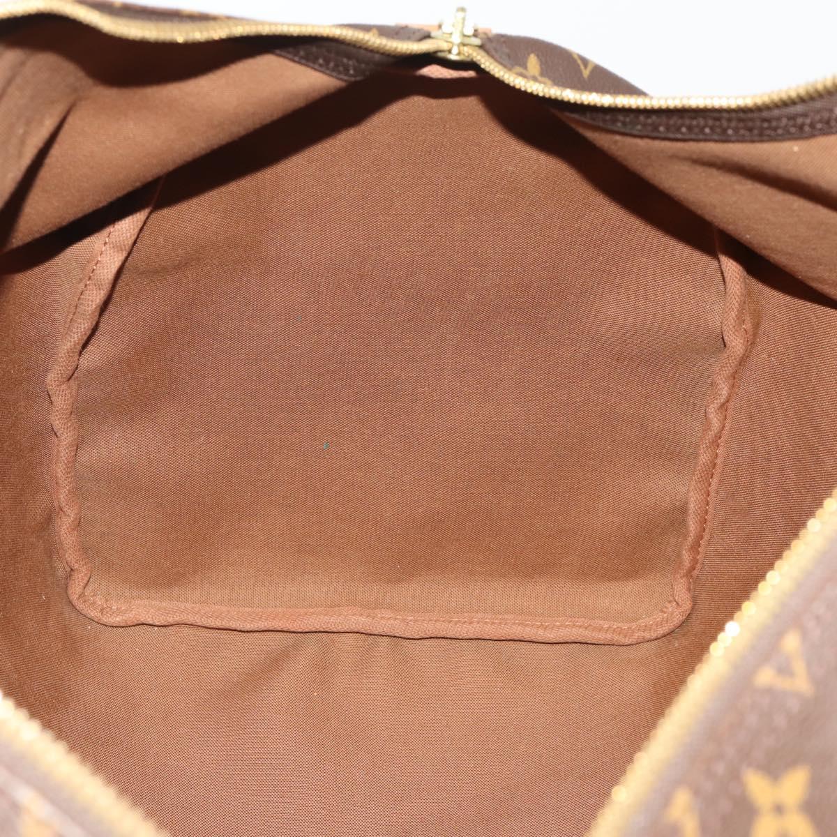 LOUIS VUITTON Monogram Keepall 55 Boston Bag M41424 LV Auth 188275V