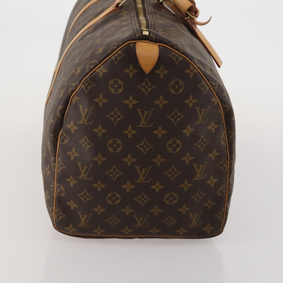 LOUIS VUITTON Monogram Keepall 55 Boston Bag M41424 LV Auth 188275V