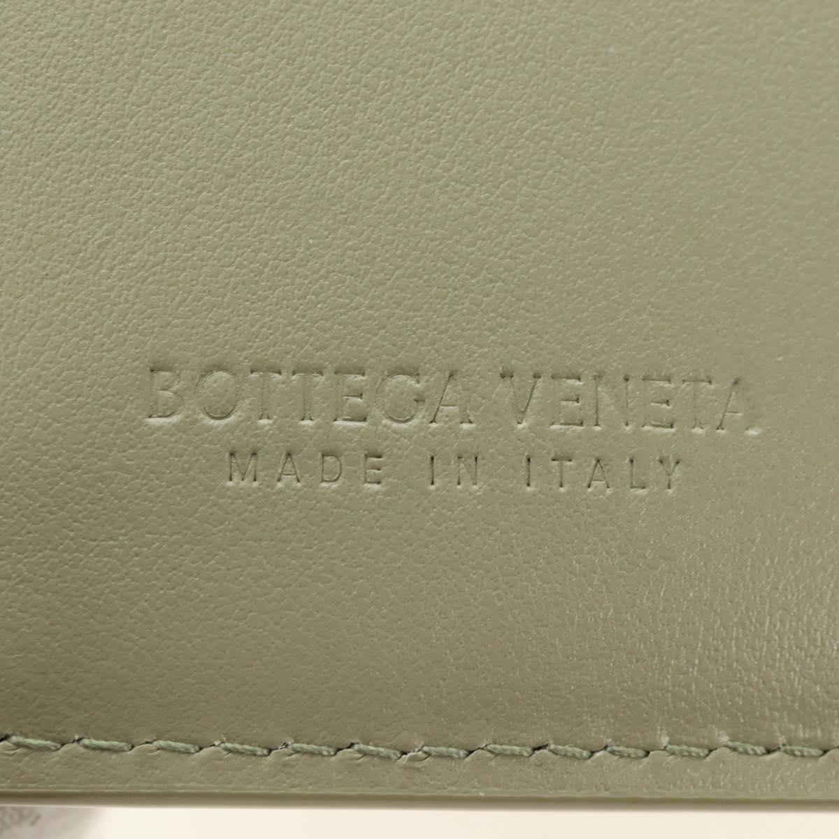 BOTTEGA VENETA MAXI INTRECCIATO Wallet Leather Beige Gold Auth 188290M