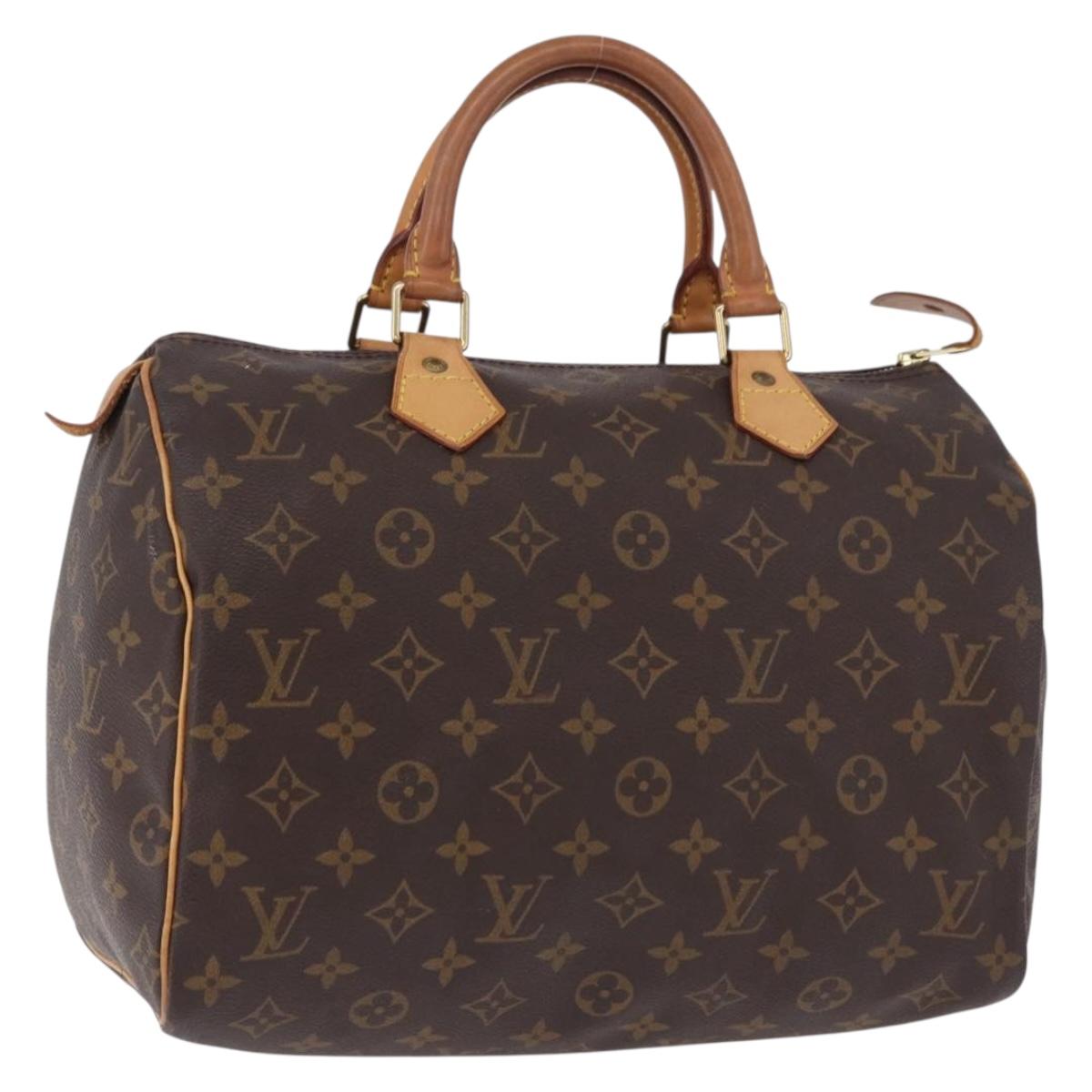 LOUIS VUITTON Monogram Speedy 30 Hand Bag M41526 LV Auth 188294V