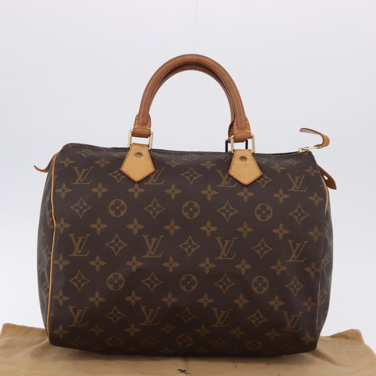 LOUIS VUITTON Monogram Speedy 30 Hand Bag M41526 LV Auth 188294V