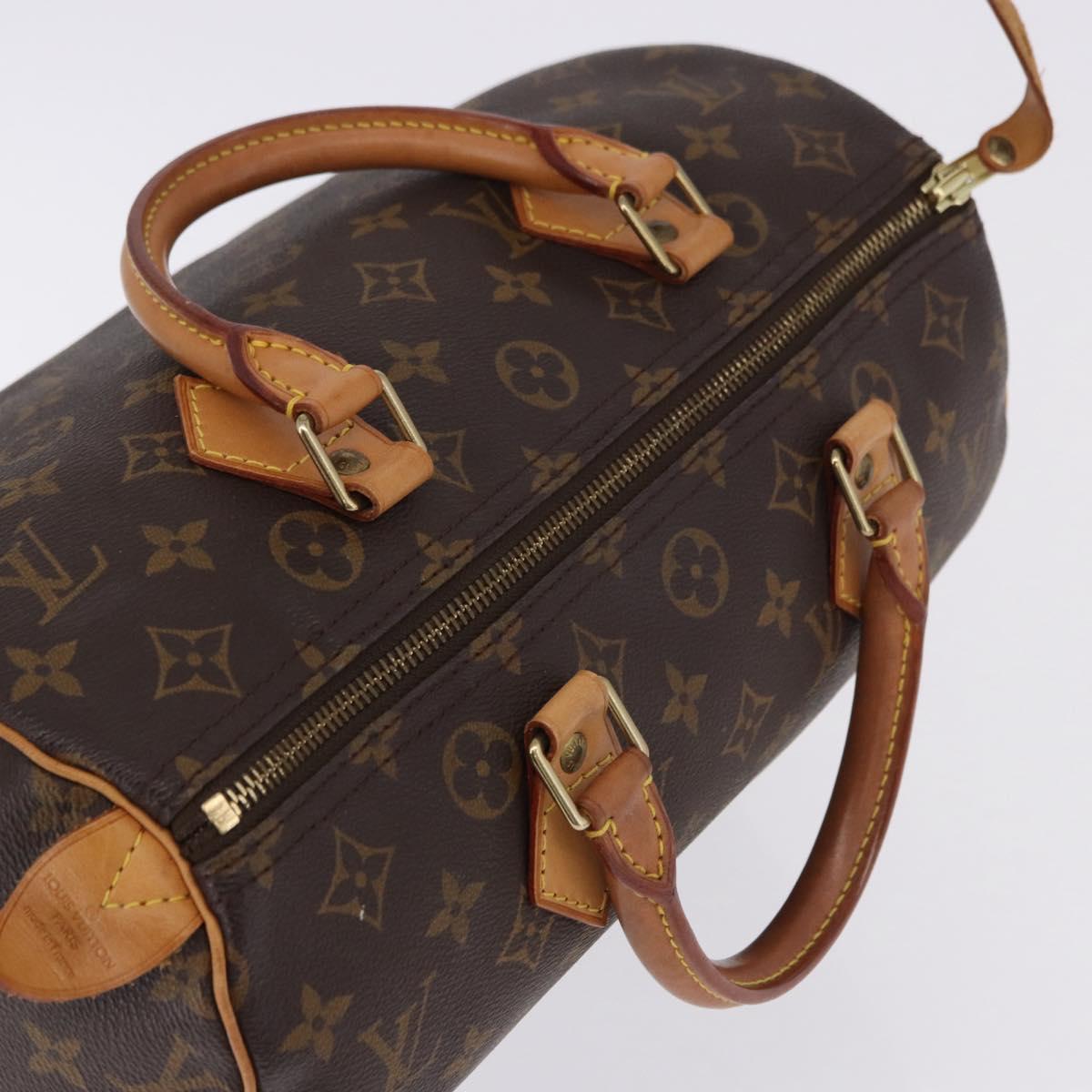 LOUIS VUITTON Monogram Speedy 30 Hand Bag M41526 LV Auth 188294V