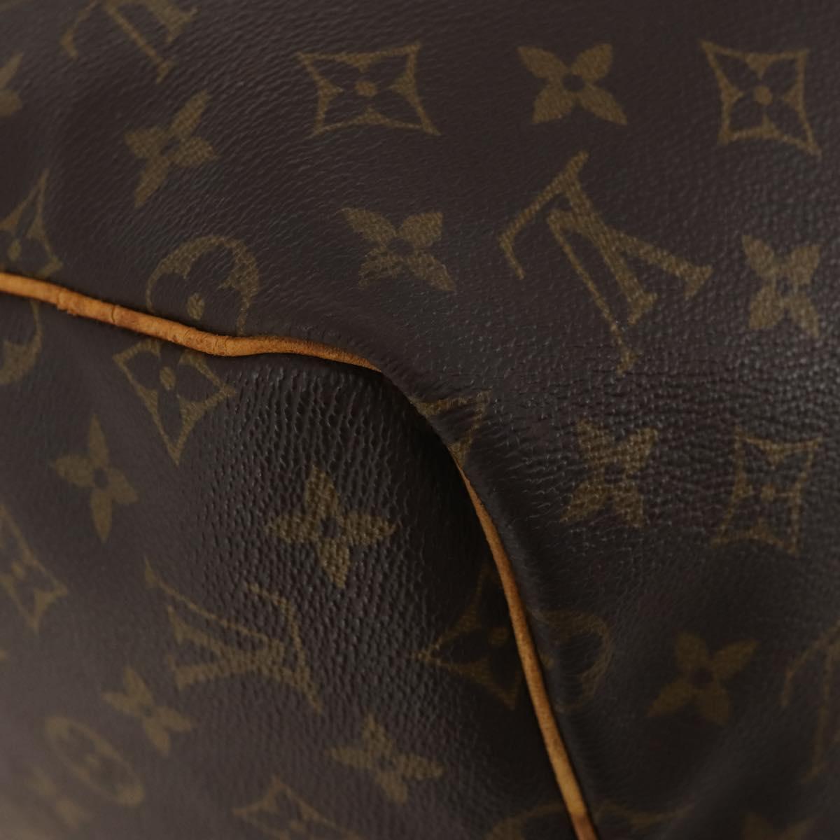 LOUIS VUITTON Monogram Keepall 55 Boston Bag M41424 LV Auth 188296