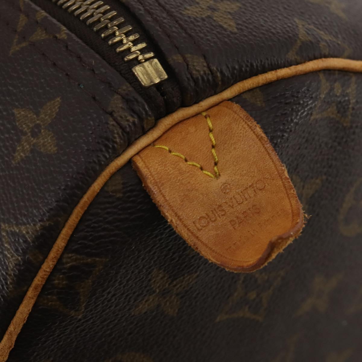 LOUIS VUITTON Monogram Keepall 55 Boston Bag M41424 LV Auth 188296