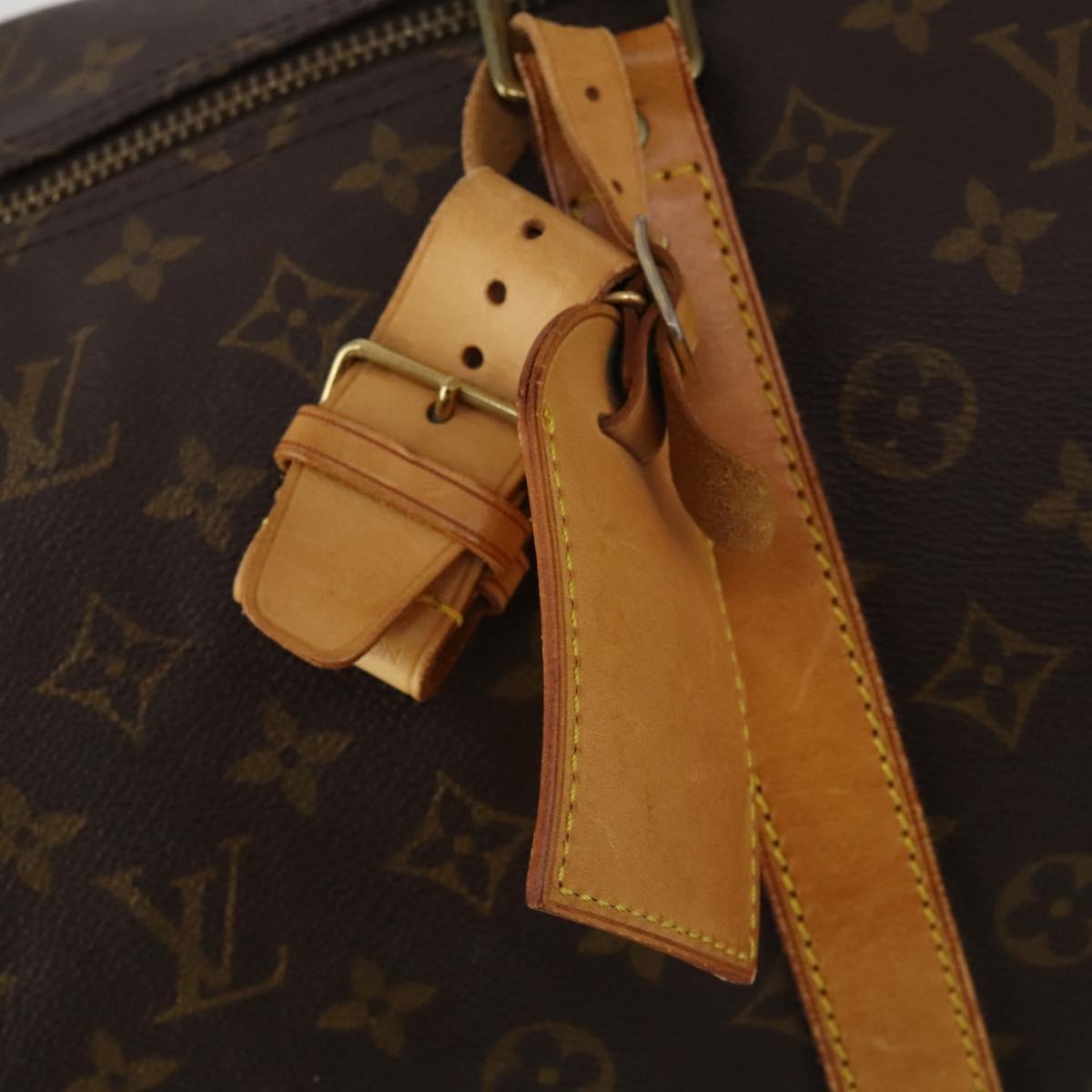 LOUIS VUITTON Monogram Keepall 55 Boston Bag M41424 LV Auth 188296