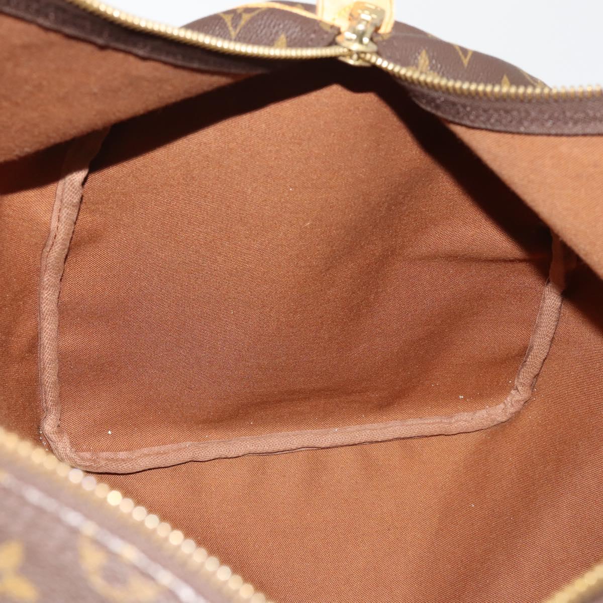 LOUIS VUITTON Monogram Keepall 55 Boston Bag M41424 LV Auth 188296