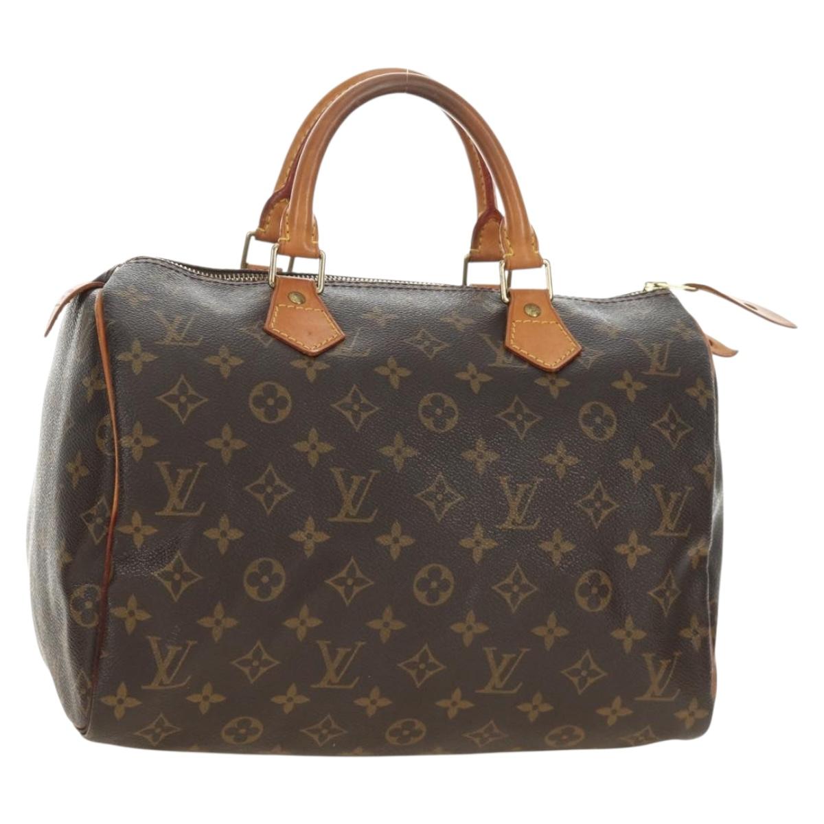 LOUIS VUITTON Monogram Speedy 30 Hand Bag M41526 LV Auth 188312SAV