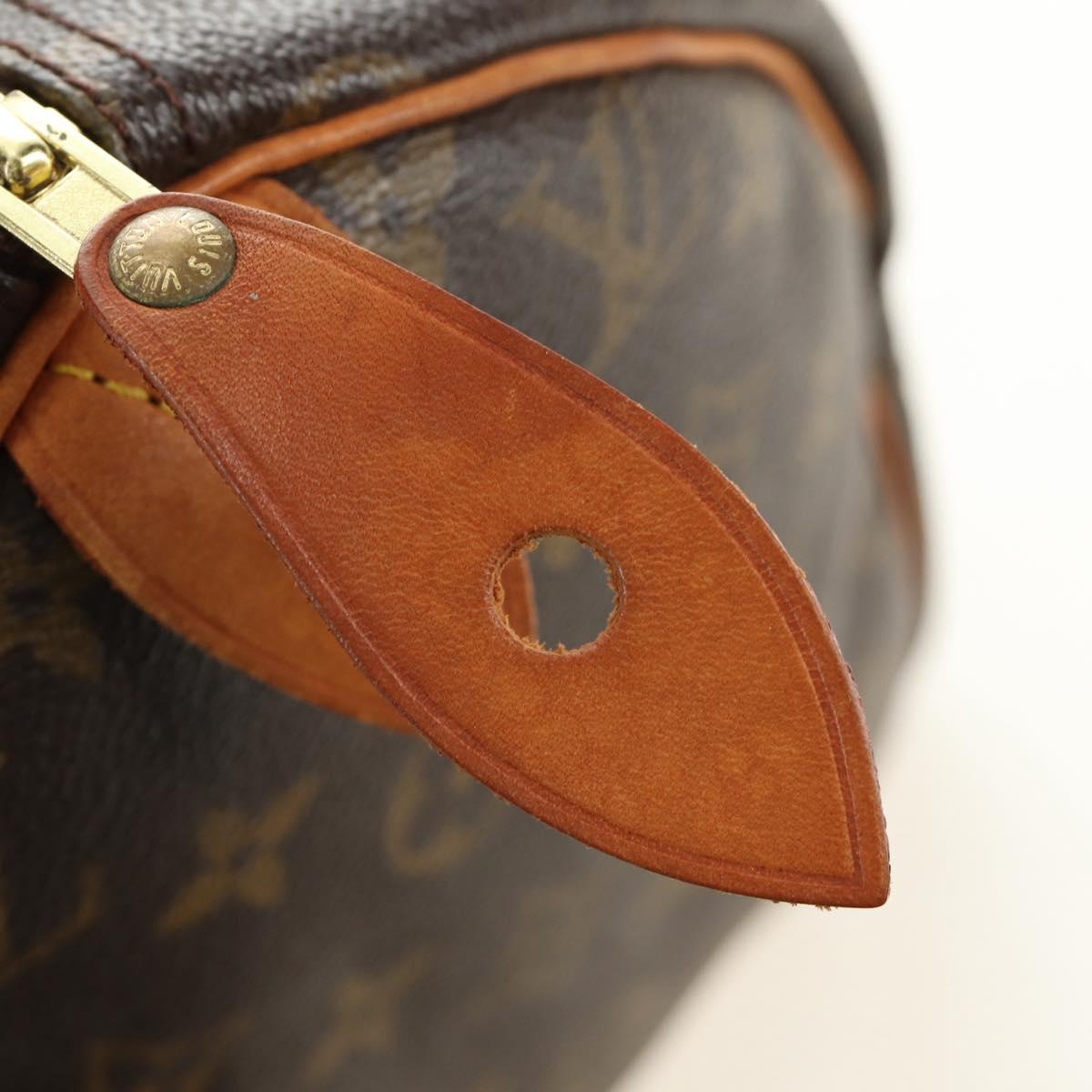 LOUIS VUITTON Monogram Speedy 30 Hand Bag M41526 LV Auth 188312SAV