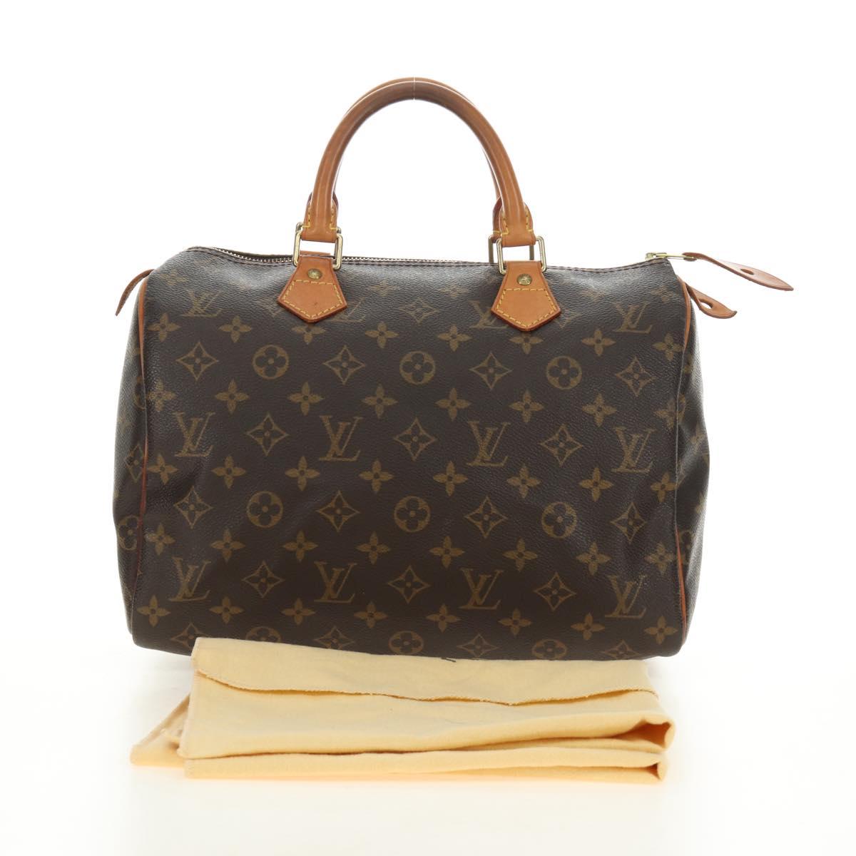 LOUIS VUITTON Monogram Speedy 30 Hand Bag M41526 LV Auth 188312SAV