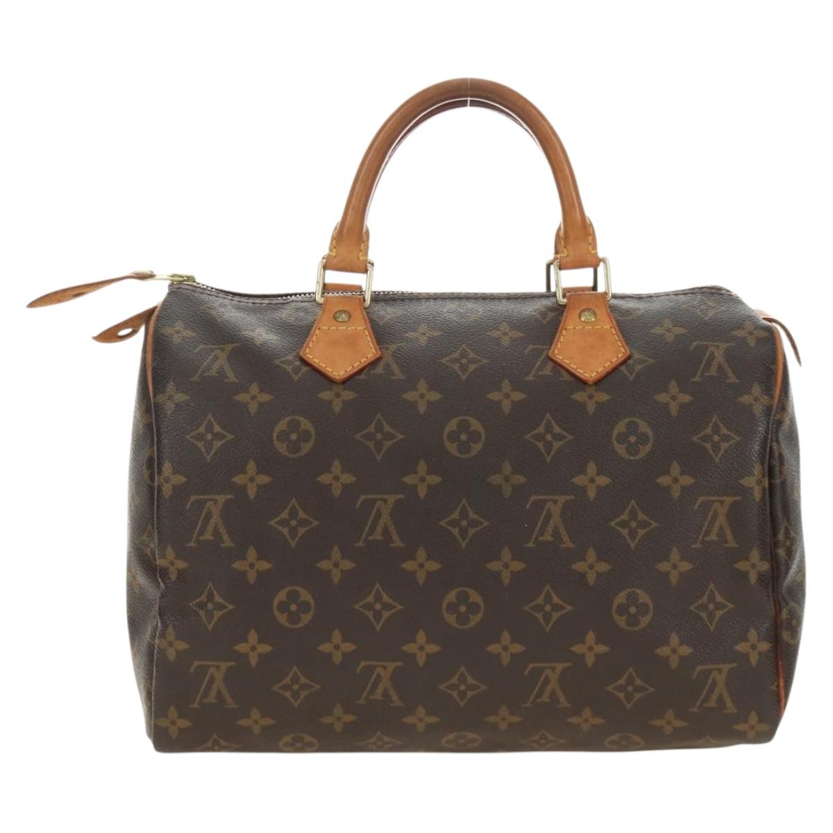 LOUIS VUITTON Monogram Speedy 30 Hand Bag M41526 LV Auth 188312SAV