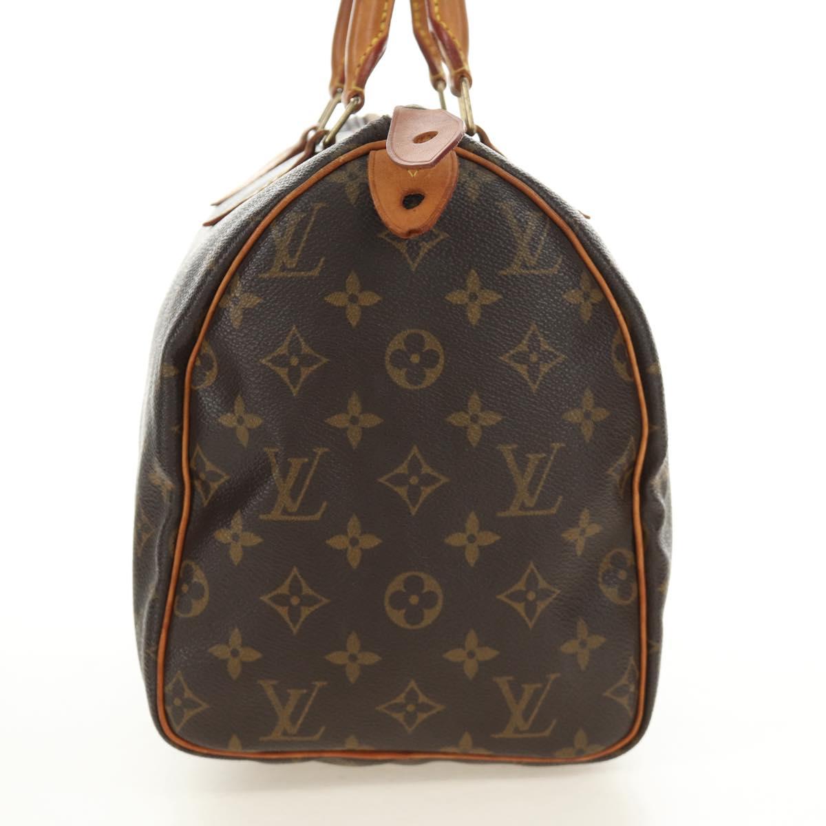 LOUIS VUITTON Monogram Speedy 30 Hand Bag M41526 LV Auth 188312SAV