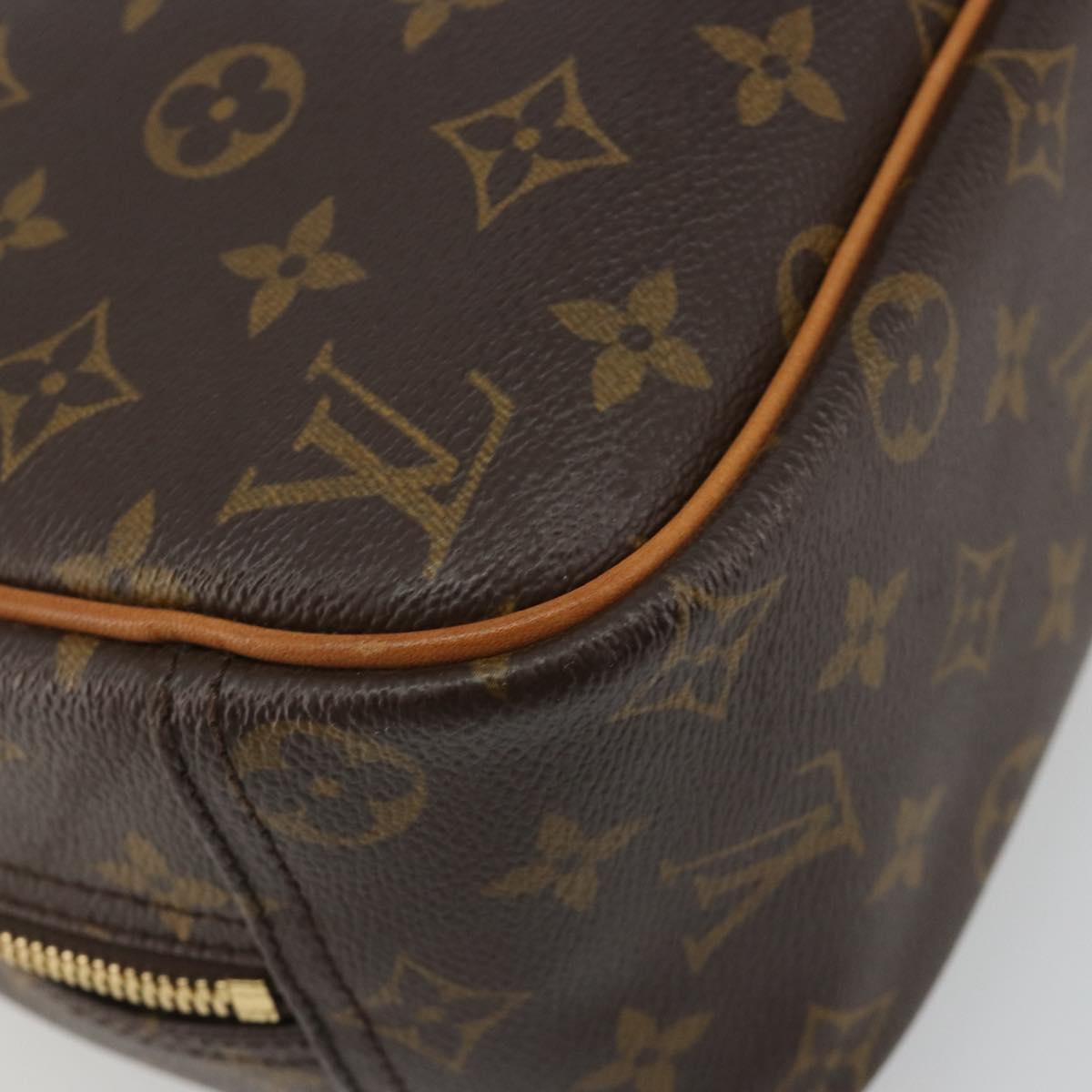 LOUIS VUITTON Monogram Trouville Hand Bag M42228 LV Auth 188313A