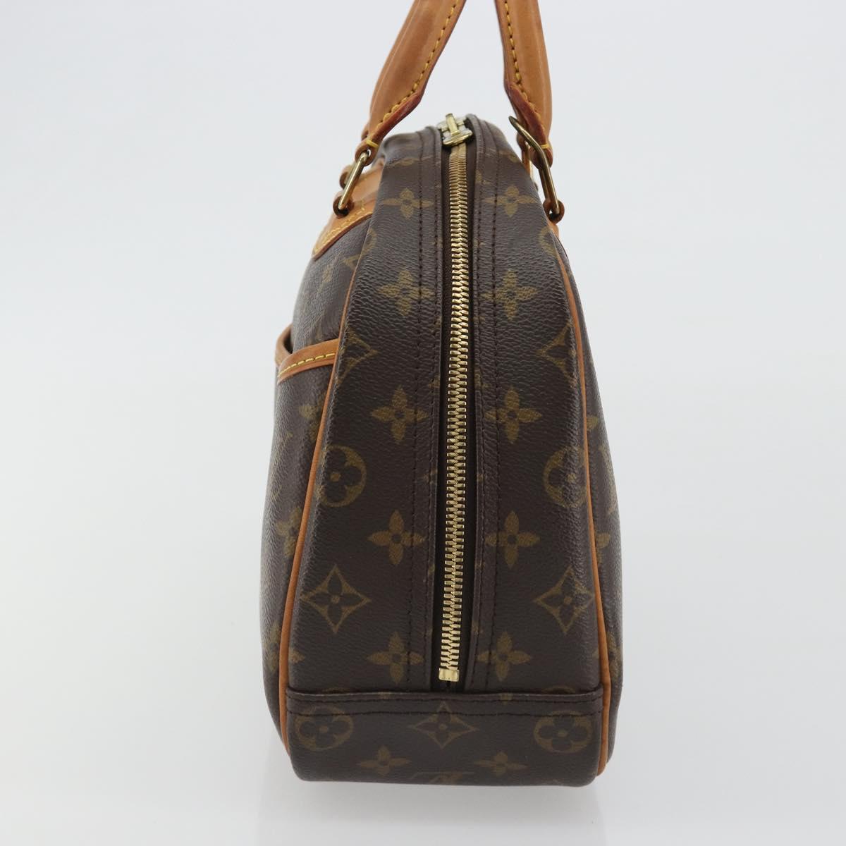 LOUIS VUITTON Monogram Trouville Hand Bag M42228 LV Auth 188313A