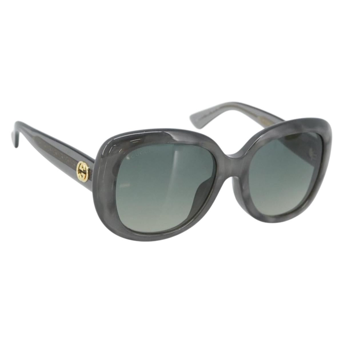 GUCCI Sunglasses plastic Gray Auth 188318