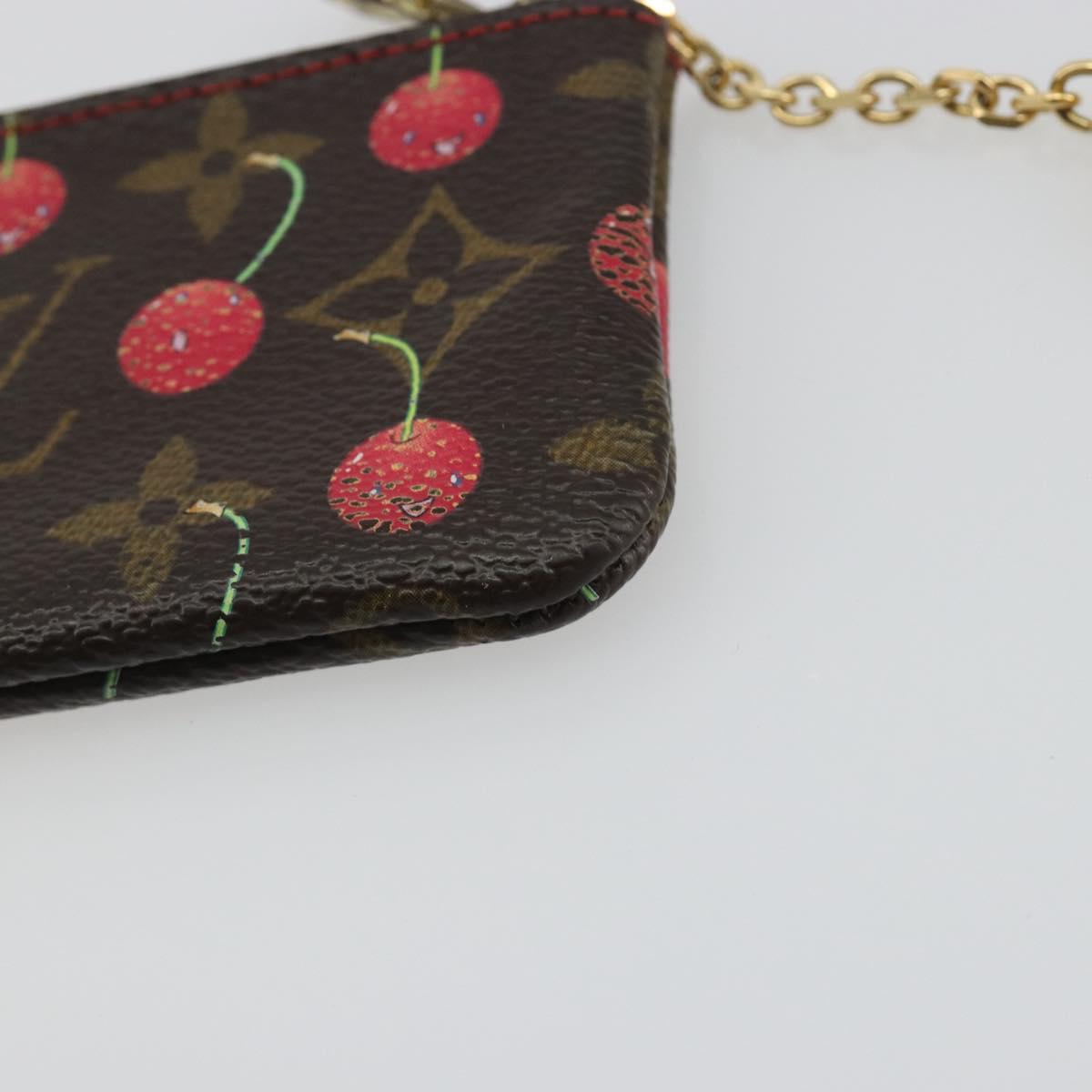LOUIS VUITTON Monogram Cherry Pochette Cles Coin Purse M95042 LV Auth 188320A