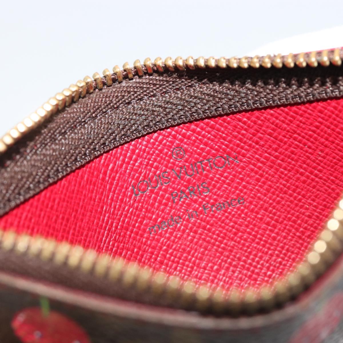 LOUIS VUITTON Monogram Cherry Pochette Cles Coin Purse M95042 LV Auth 188320A