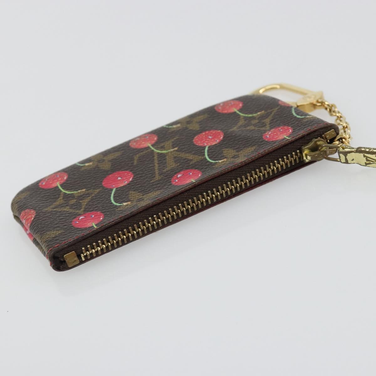 LOUIS VUITTON Monogram Cherry Pochette Cles Coin Purse M95042 LV Auth 188320A