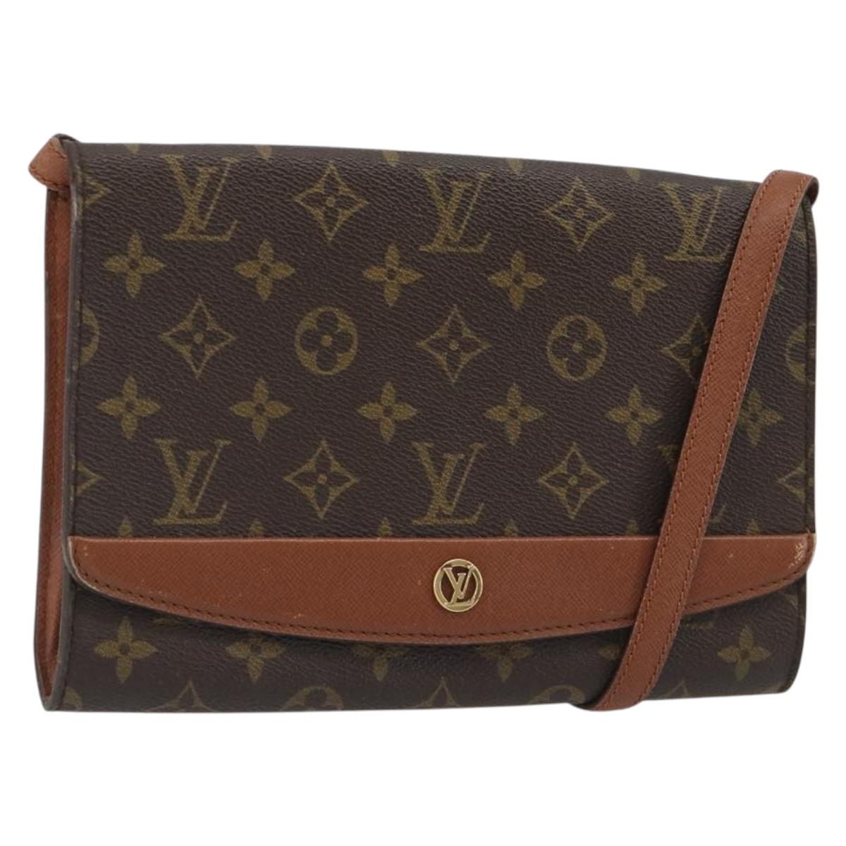 LOUIS VUITTON Monogram Bordeaux 24 Shoulder Bag M51798 LV Auth 188322
