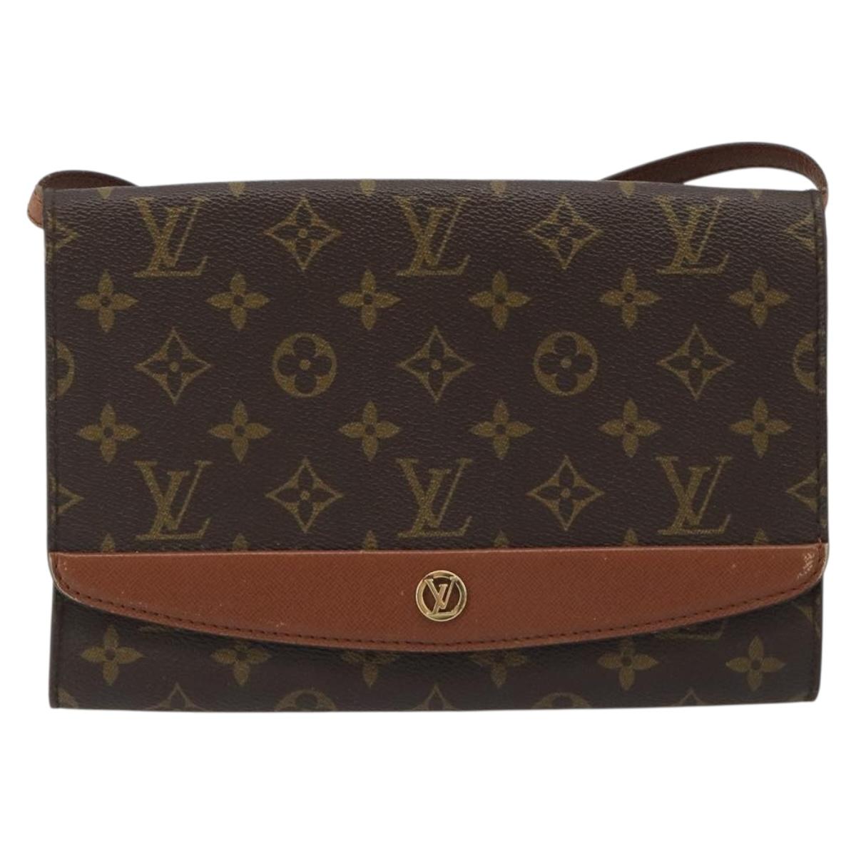 LOUIS VUITTON Monogram Bordeaux 24 Shoulder Bag M51798 LV Auth 188322